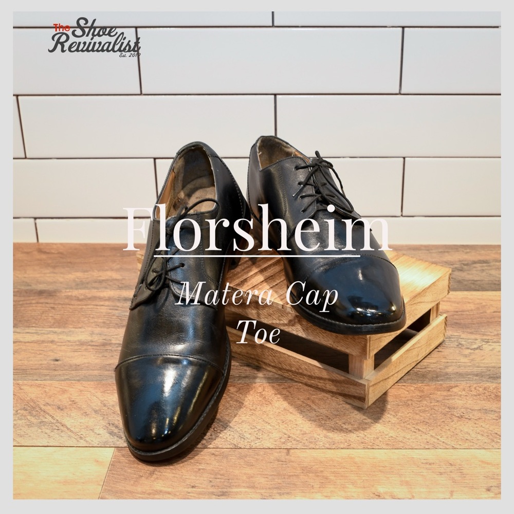 Florsheim Matera Cap Toe, Size 10 D